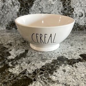 Rae Dunn “Cereal” bowl - white ceramic